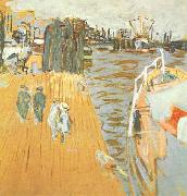 Edouard Vuillard Quay Le Pouliguen Sweden oil painting artist